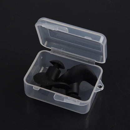 Durable Earplugs Classic Delicate Texture 1 Pair Waterproof Soft Earplugs Silicone Portable Ear Plugs Swimming Accessories Pi-Mart
