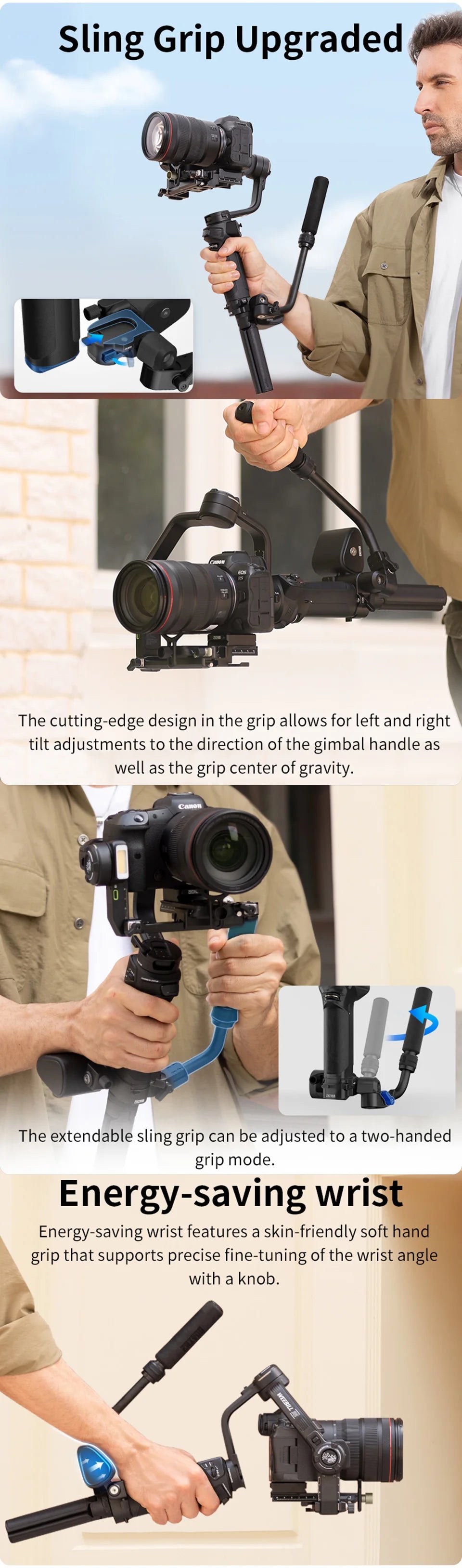 ZHIYUN Official WEEBILL 3S Handheld Camera Stabilizer 3-Axis Gimbal Bluetooth Shutter Gimbals for DSLR Mirrorless Cameras NovaCart