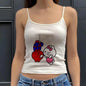 Y2K Hello Kitty Crop Top – Emo Girls Vintage Punk Tank FitiqueFit