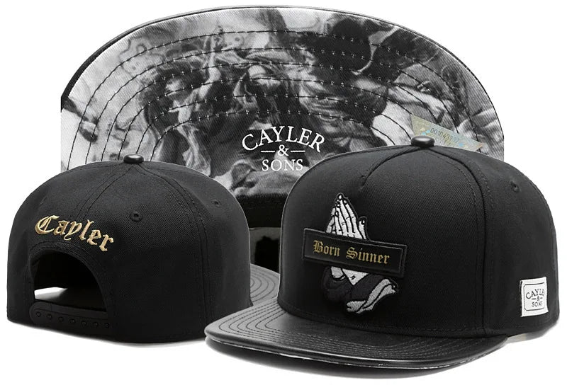 Classic Snapback Hat – Flat Bill Adjustable Baseball Cap FitiqueFit