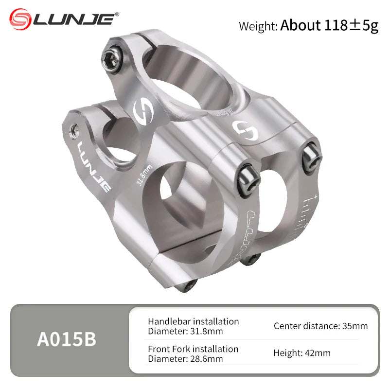 MTB Road Bike Stem CNC Mountain Bicycle Bridge Short Power 31.8mm High Strength Climbing Riser Pi-Mart