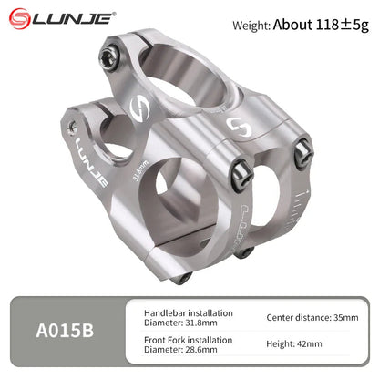 MTB Road Bike Stem CNC Mountain Bicycle Bridge Short Power 31.8mm High Strength Climbing Riser Pi-Mart