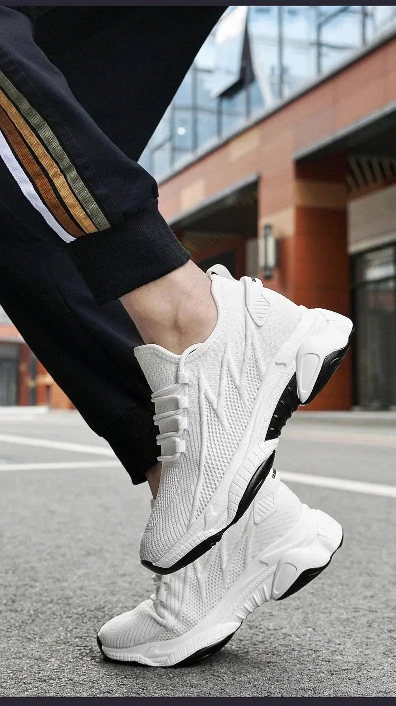 Men Sneakers Casual Heightening Shoes 8cm Height Increase Shoes For Men Summer Breathable 6cm Elevator Shoes 10cm Insole Taller NovaCart