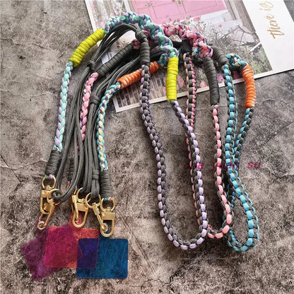 Lanyard Strap for Phone Charm Handmade Bag Body Kit Contrasting Colors Rope Hang Mobile Phone Strap Crossbody Accessories Chain NovaCart