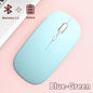 Bluetooth 5.0 Wireless Mouse Ultra Slim Portable Silent Ergonomic for Laptop Tablet PC MacBook Phone Adjustable DPI Ergonomic Pi-Mart