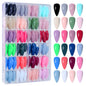 288PC False Nails Tips Coffin Almond Colorful French Acrylic Press On Nails Pre-Design Gel Nails Art Capsule For Girls Women NovaCart