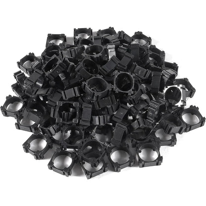 100Pcs 18650 Lithium Battery Holder, Plastic Battery Pack Bracket Cylindrical Cell Battery Stand Cell Spacer for DIY Fixed Batte Pi-Mart