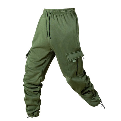 Men's Joggers Pants Loose Drawstring Long Pants Men Multi-pocket Sweatpants Casual Cargo Trousers For Men Fitness NovaCart