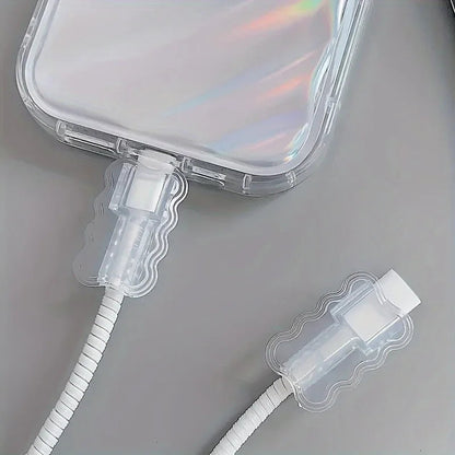 Data Cable Protector Sleeves,Anti-Breakage Cord Saver,Mobile Phone Accessory,Flexible Cord Management for School and Home Pi-Mart