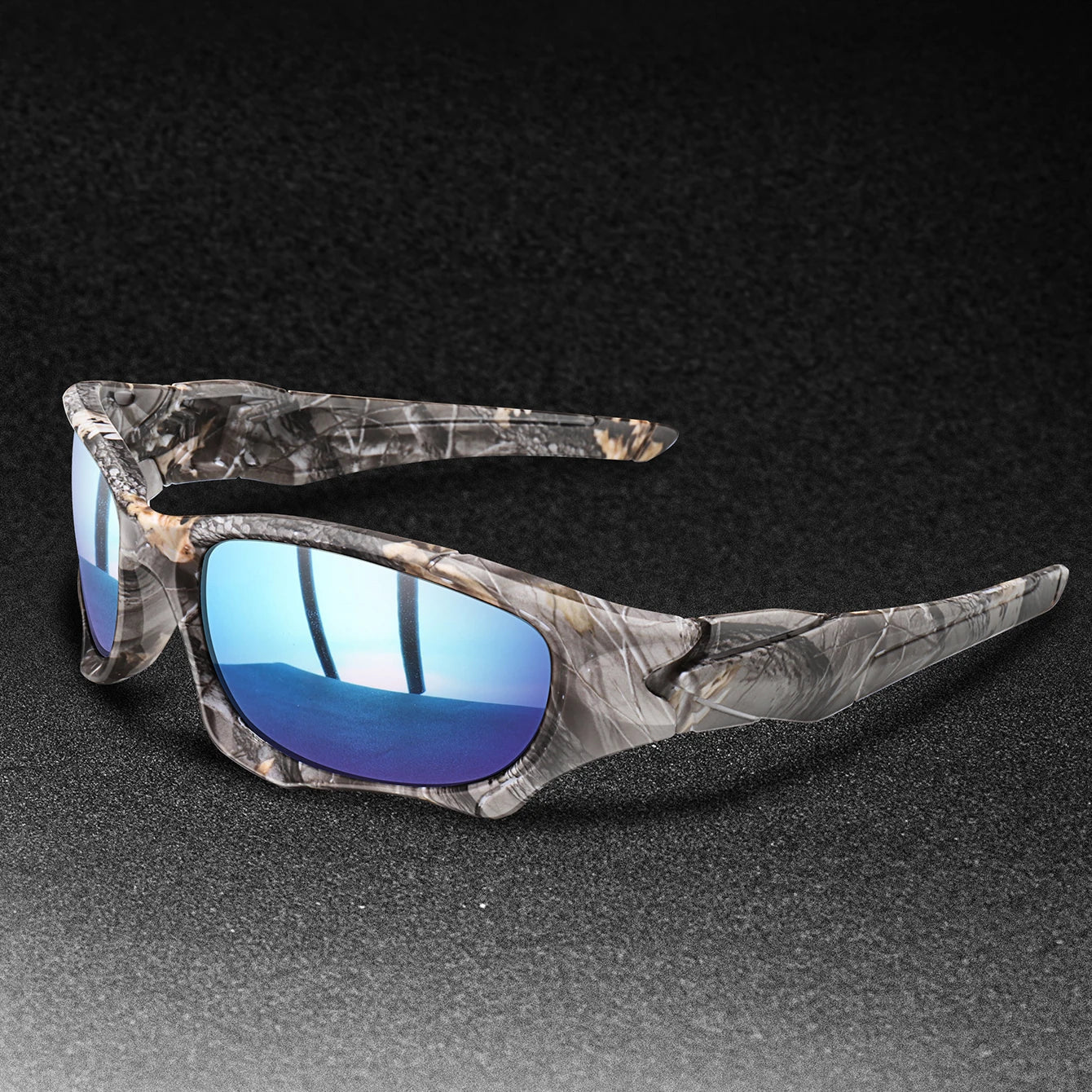 Polarized Fishing Sunglasses for Men Women Classic Camouflage Shades with UV Protection for Outdoor Driving Cycling Hiking Pi-Mart