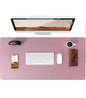 Large Mouse Pad,Office Desk Mat, Leather Desk Pad Protector, Non-Slip PU Leather Desk Blotter, Laptop Desk Pad Pi-Mart