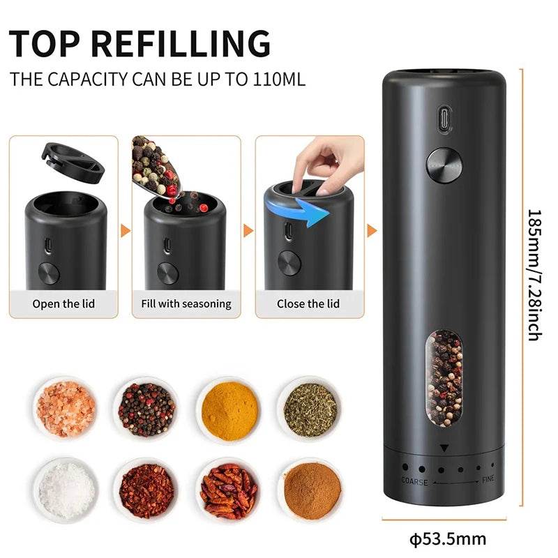 Rechargeable Electric Pepper Grinder SmartPursue™