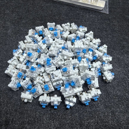 20-100pc Mechanical Keyboard Switches Blue Red Brown Switch Customizable Hot-Swappable 3 Pins Cross Stem for Mechanical Keyboard Pi-Mart