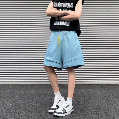 For 2026 Summer New Mens Casual Trouers Green Black Shorts Running Man Short Pants OverSize NovaCart
