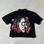 Chic American Anime Cartoon Street Hip-hop Cotton Men's Fashion Loose T-shirt Graphic T Shirts Streetwear Harajuku Unisex NovaCart