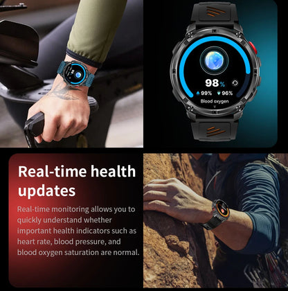 2026 New T-Rex3 Pro 1100mAh Battery Smart Watch GPS path 5ATM Waterproof Sports Run tracker Outdoors Compass Military Smartwatch NovaCart