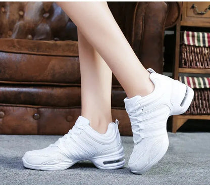 Women's Dance Shoes Soft Outsole Woman Breath Jazz Hip Hop Shoes Sports Sneakers Ladies Girl's Modern Jazz Dancing Shoes for Men NovaCart