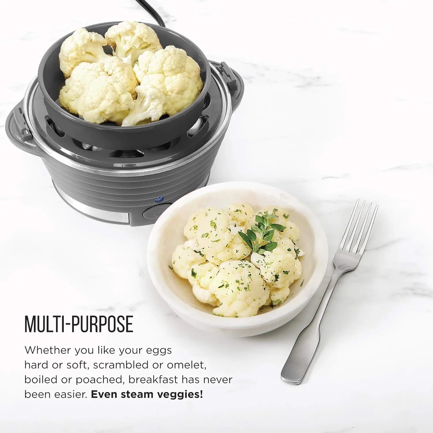 🍳 6‑Egg Rapid Electric Cooker – Steam, Poach & Boil with Ease SmartPursue™