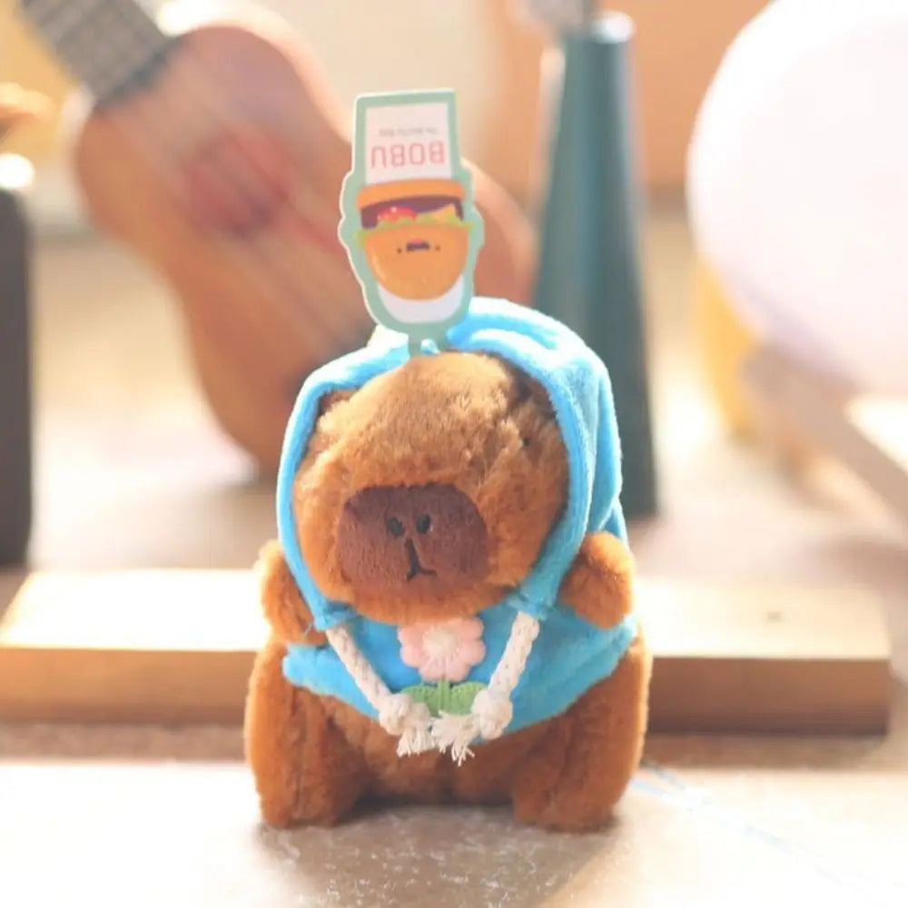 Cute Capybara Plush Toy Hoodie with Wings Simulation Doll Small Size Stuffed Animals Anime Fluffty Toy Birthday Party NovaCart