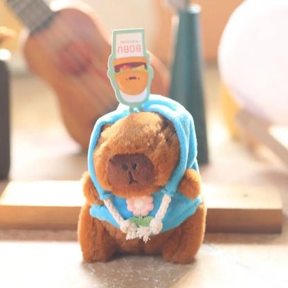 Cute Capybara Plush Toy Hoodie with Wings Simulation Doll Small Size Stuffed Animals Anime Fluffty Toy Birthday Party NovaCart