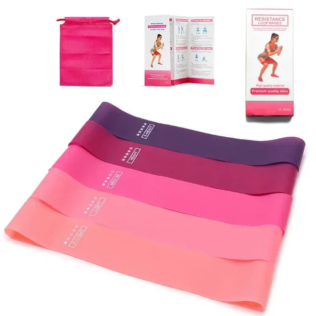 Portable Fitness Workout Equipment Rubber Resistance Bands Yoga Gym Elastic Gum Strength Pilates Crossfit Women Weight Sports Pi-Mart