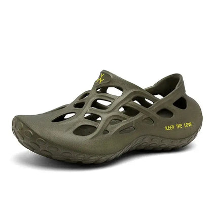 Summer Men Sandals Light EVA Men's Casual Shoes Hole Shoes Clogs Lovers Home Garden Outdoor Male Beach Flat Slippers Big Size NovaCart