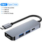 USB C Docking Station PD 100W USB C HUB Type C to HDMI-Compatible Adapter 4K 30Hz VGA RJ45 USB 3.0 HUB USB Splitter for MacBook Pi-Mart