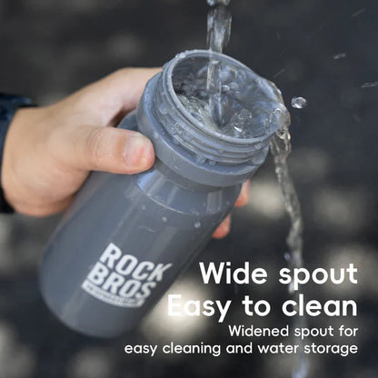ROCKBROS Bicycle Water Bottle 600ML PP Sports Cup Cycling Kettle Outdoor Camping Hiking Squeeze Bike Cup Pi-Mart