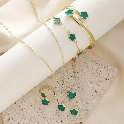 Plum Blossom Plant Five Leaf Flower Five Piece Set