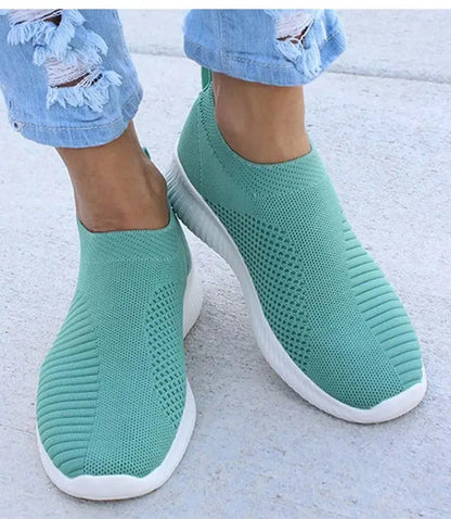 Women's Sneaker Slip On Women Sneakers Breather White Shoes Women Casual Sneaker Sports Shoes Comfortable Vulcanize Shoes Female NovaCart