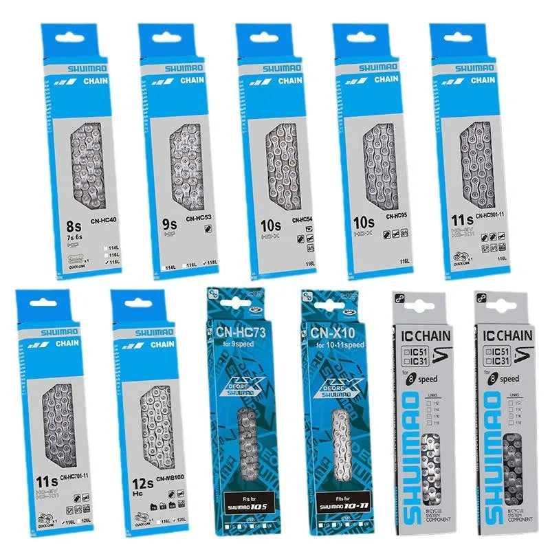 6/8/9/10/11Speed Bicycle Chain High Alloy Steel for Road Mountain MTB Bike Drivetrain Components Accessories Cycling Enthusiasts Pi-Mart