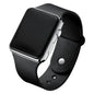 Simple Digital Watch for Men Women Fashion Sport LED Electronic Watch Black Silicone Wristband Casual Mens Watch Reloj Hombre NovaCart