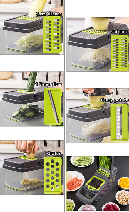 Vegetable Chopper Multifunctional Grater Cutter Kitchen Accessories Manual Fruit Slicer Potatos Shredders Cheese Onions Slicers NovaCart