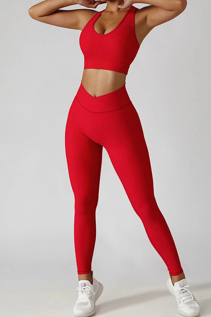 3-Piece Seamless Yoga Set – Jacket, Bra & Leggings FitiqueFit