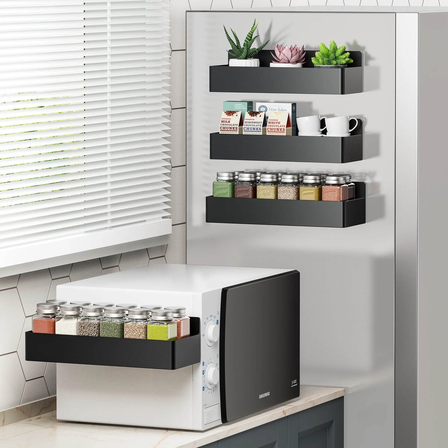 Magnetic Spice Rack Set for Refrigerator SmartPursue™