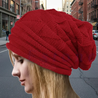 Oversized Slouchy Knitted Beanie FitiqueFit