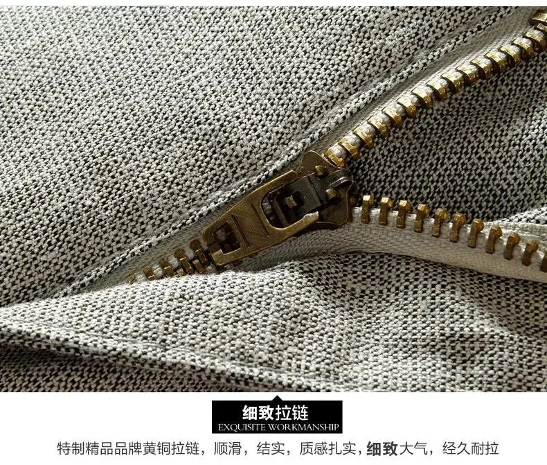 high quality linen pants man summer Cotton Linen Casual Pants For Men Business Man Cargo Pants Mens Trousers MAN JEAN Big size NovaCart