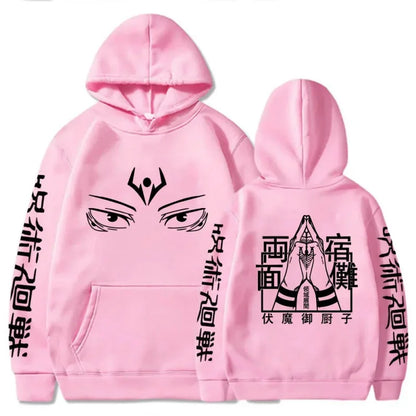 Hoodies New Japanese Anime Graphic Printing Sweatshirts for Men Womnen Hip Hop Casual Autumn Winter Fleece Streetwear Tops NovaCart