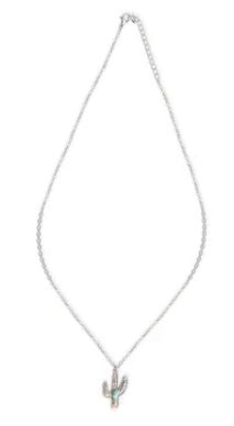 Desert Bloom Saguaro Cactus Necklace Country in My Heart