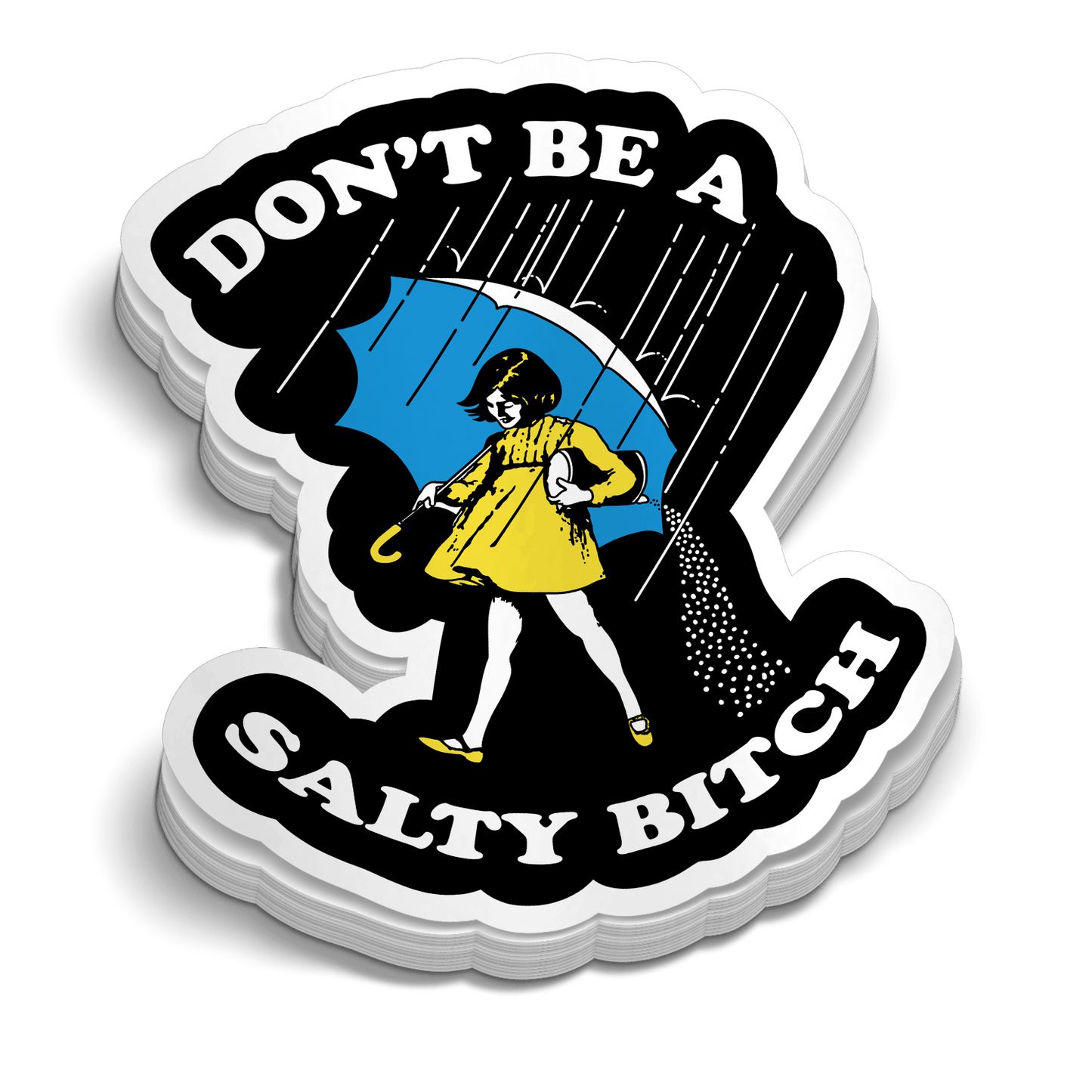 Salty Bitch 5 Inch Decal Armed American Supply
