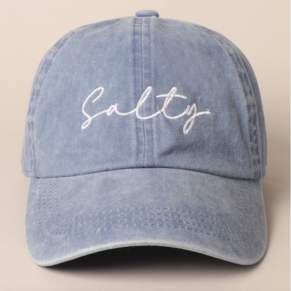 Salty Script Hat Ivy + Cloth