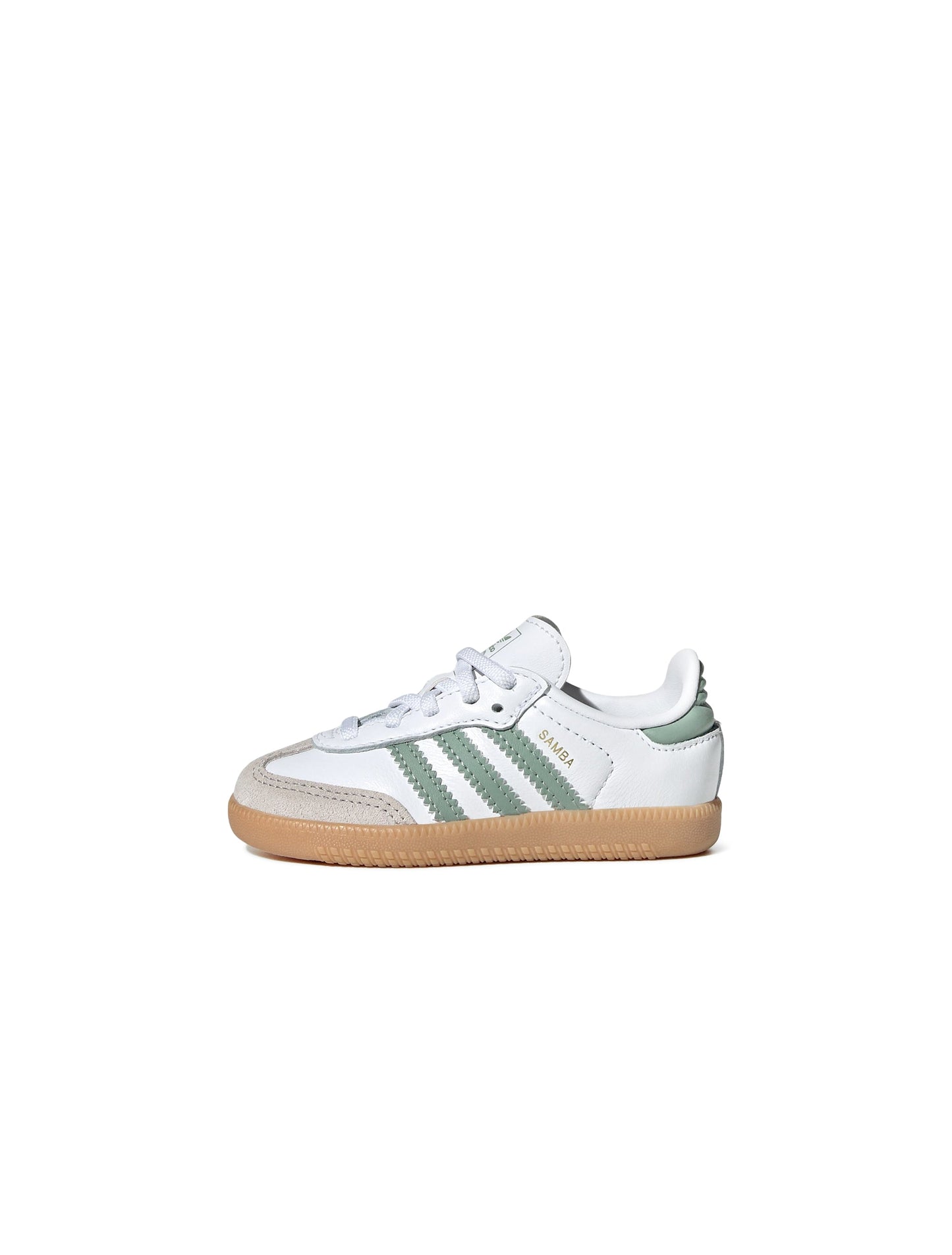 Adidas (TD) Samba - Cloud White/Green Denim Exchange