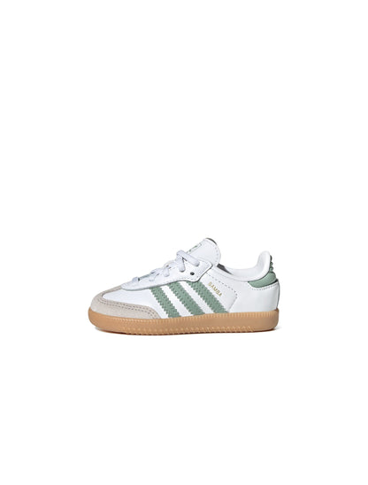 Adidas (TD) Samba - Cloud White/Green Denim Exchange