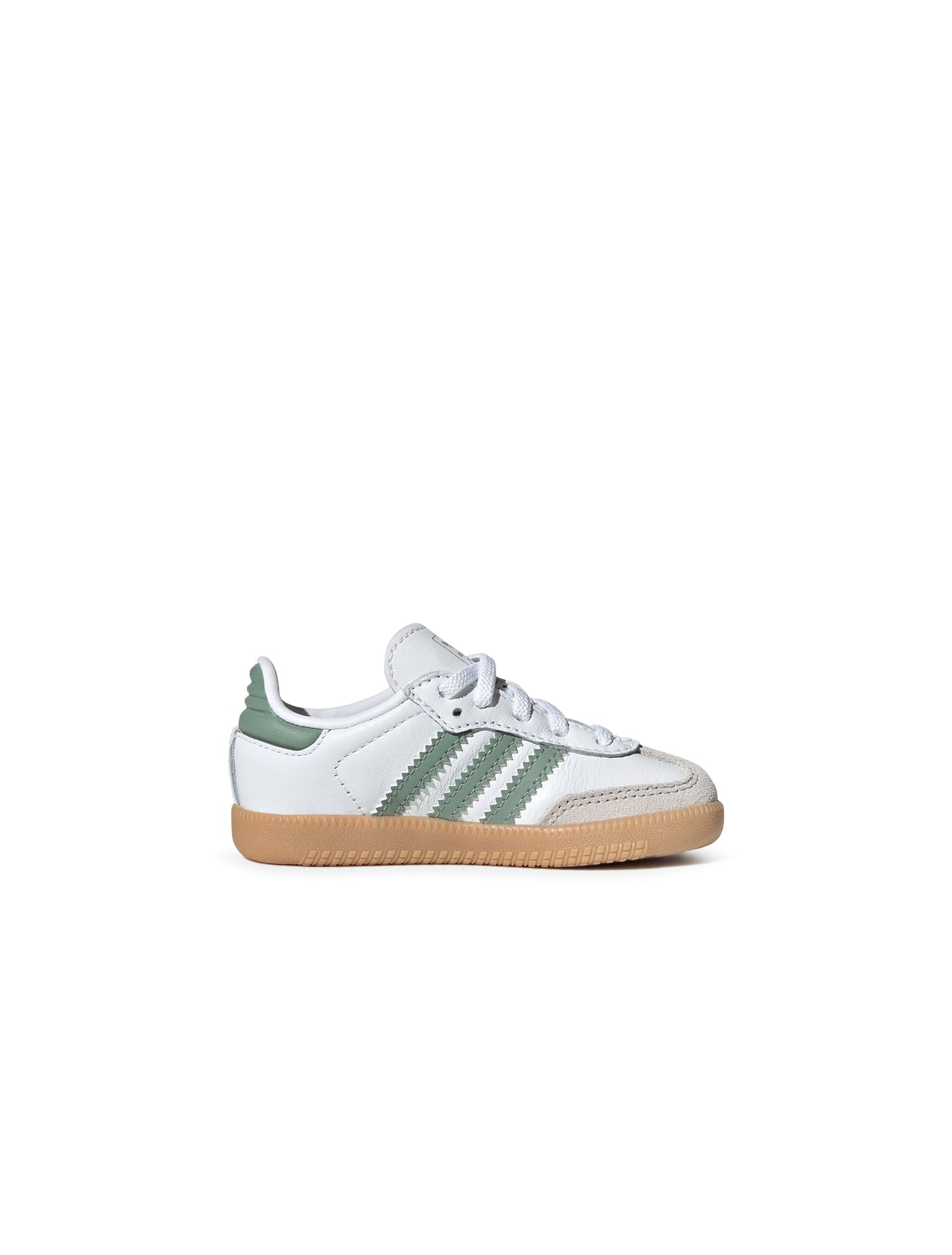 Adidas (TD) Samba - Cloud White/Green Denim Exchange
