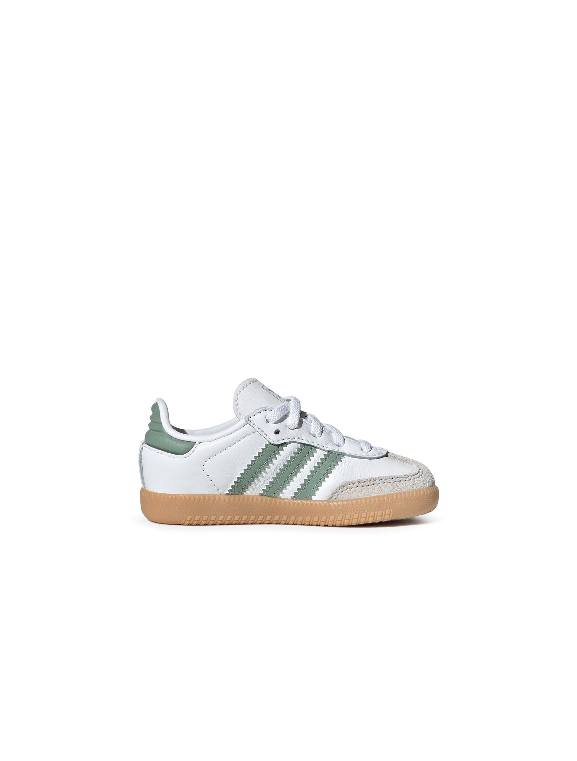 Adidas (TD) Samba - Cloud White/Green Denim Exchange