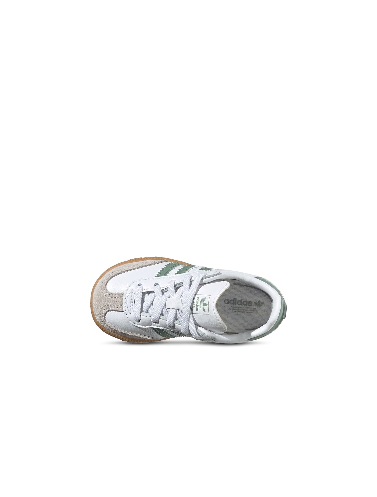 Adidas (TD) Samba - Cloud White/Green Denim Exchange