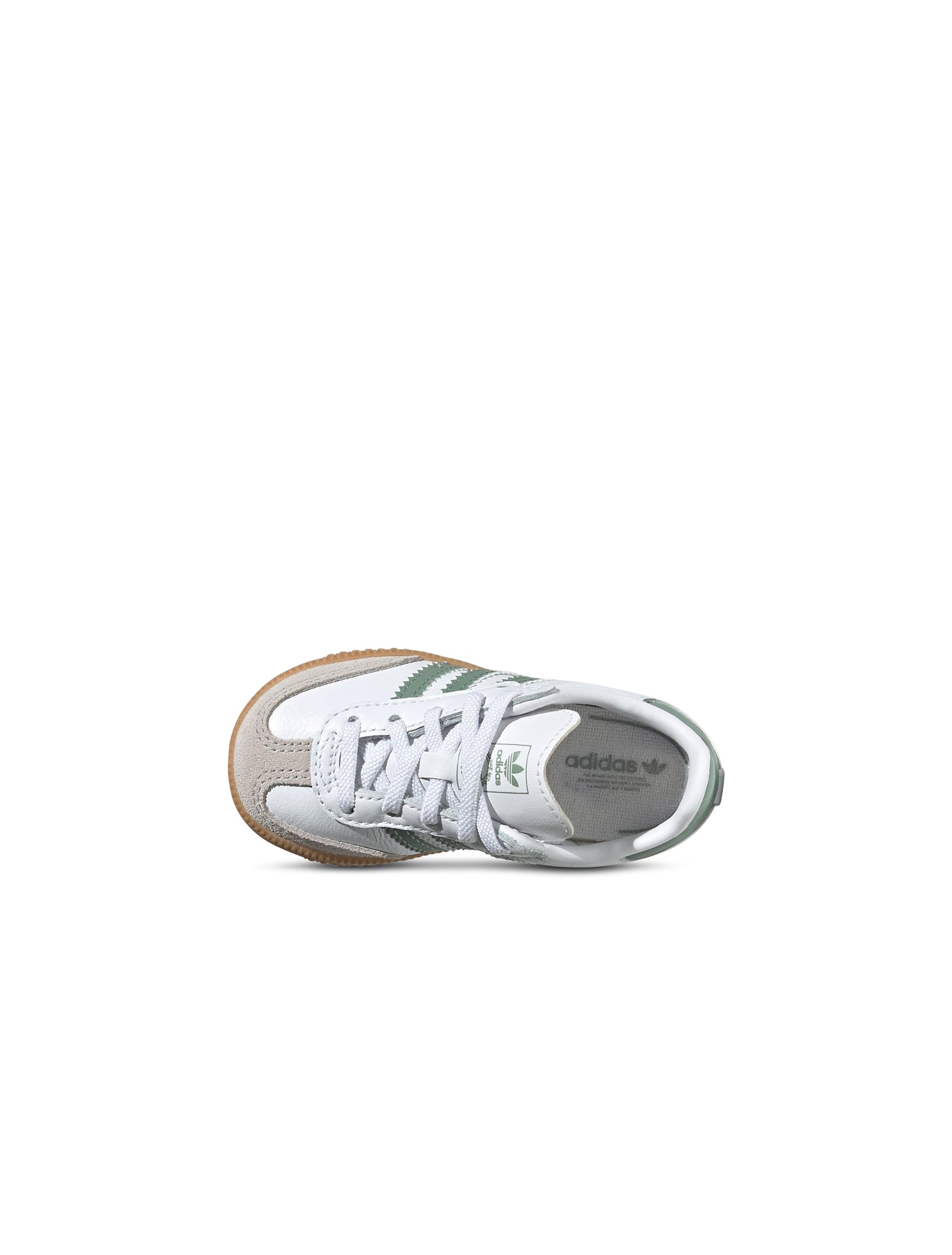 Adidas (TD) Samba - Cloud White/Green Denim Exchange