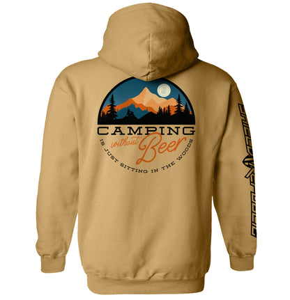 Camping Without Beer is Just Sitting in the Woods Shield Republic