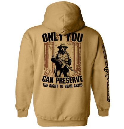 Only You can Preserve the the Right to Bear Arms Shield Republic