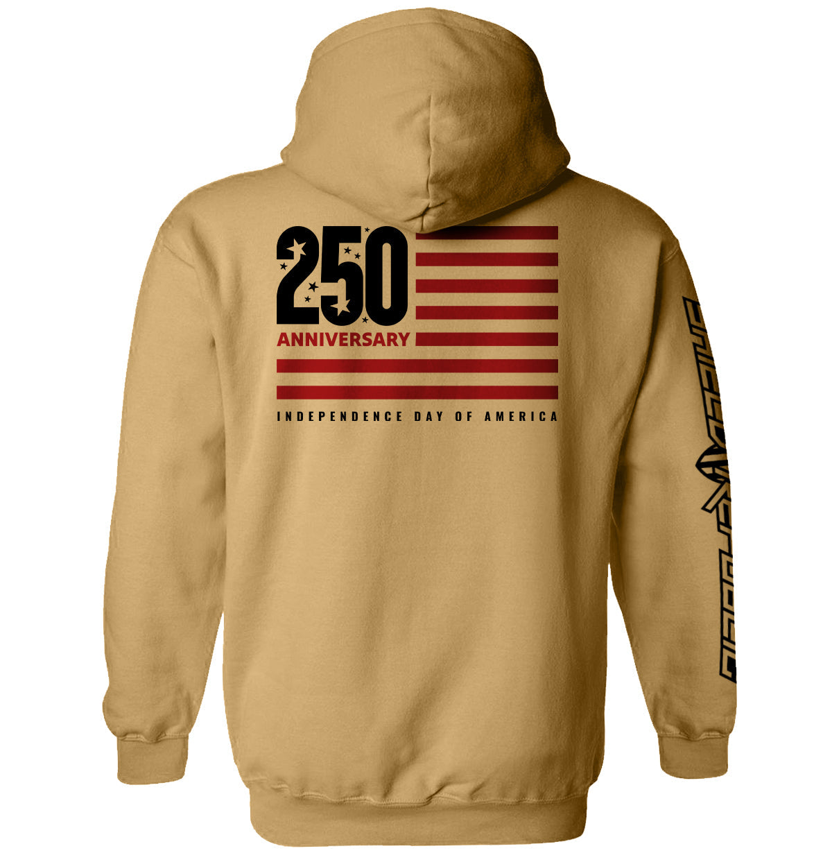America 250 Years Anniversary Flag Shield Republic